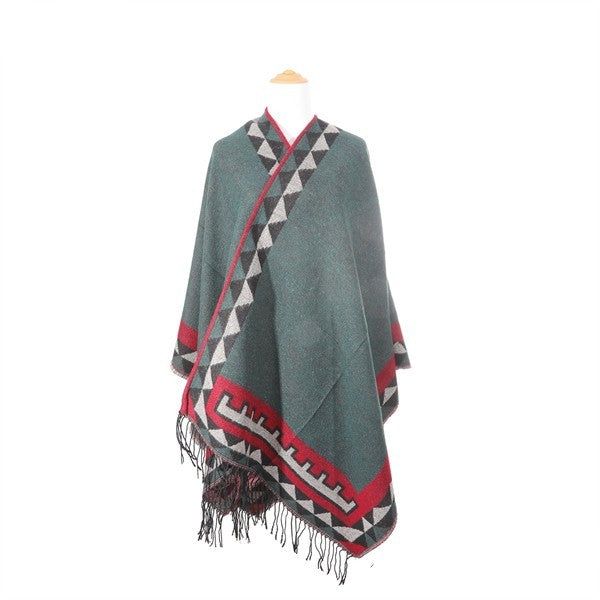 VINTAGE TRIBAL PONCHO