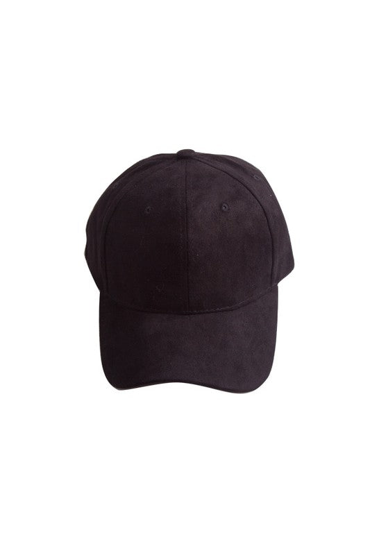 BASIC SUEDE BALL CAP