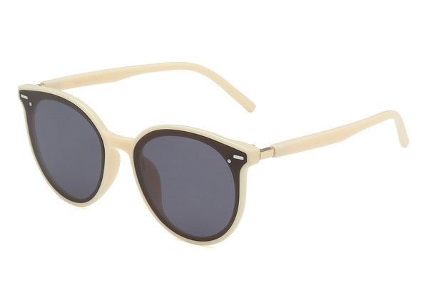 Women Round Cat Eye Sunglasses