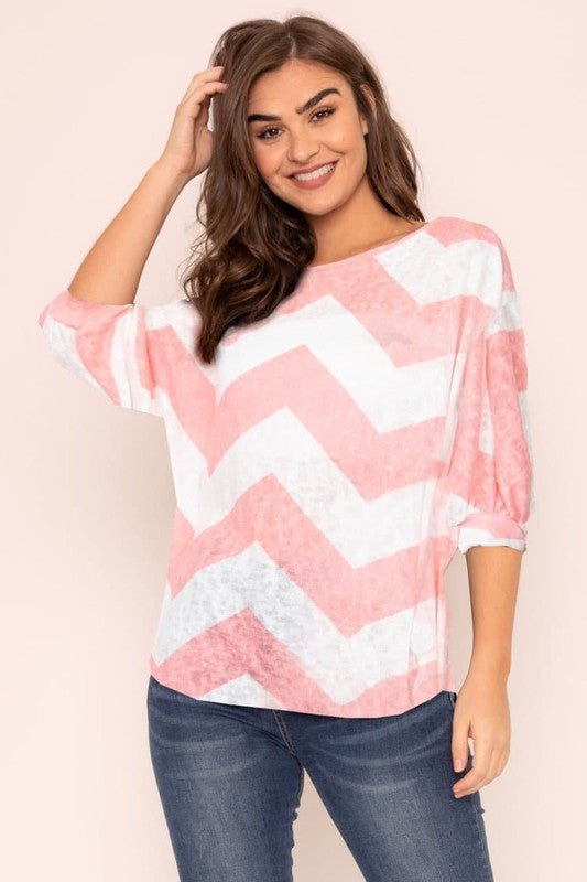 Chevron Dolan Tunic