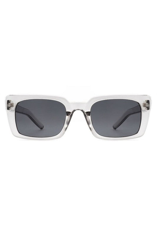 Flat Rectangle Retro Vintage Fashion Sunglasses