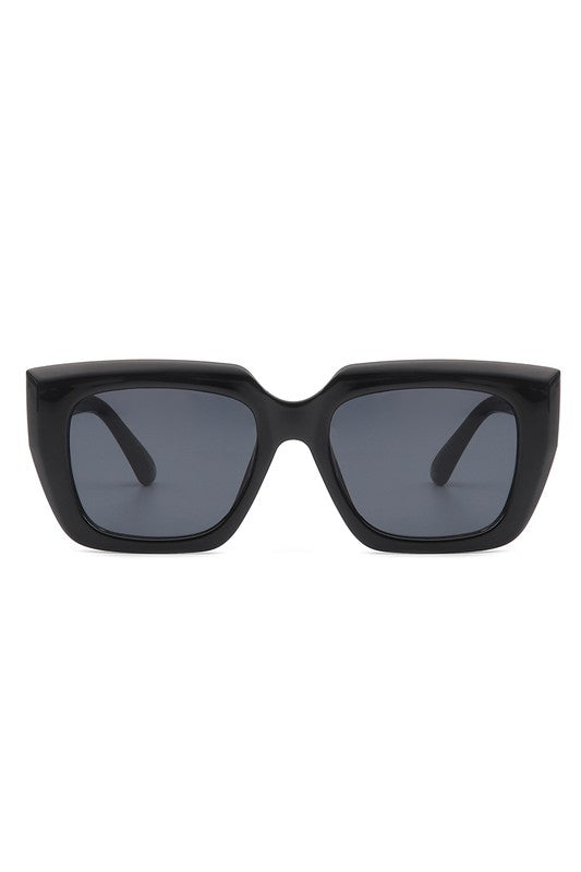 Square Retro Flat Top Cat Eye Fashion Sunglasses