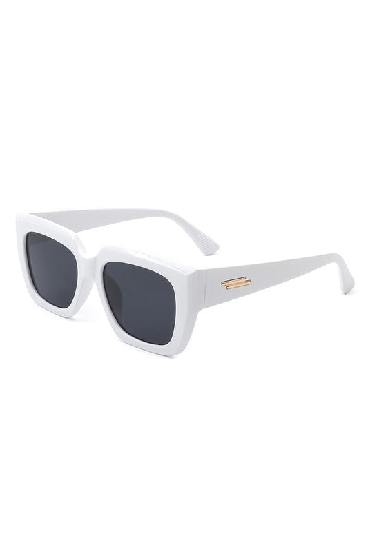 Square Retro Flat Top Cat Eye Fashion Sunglasses