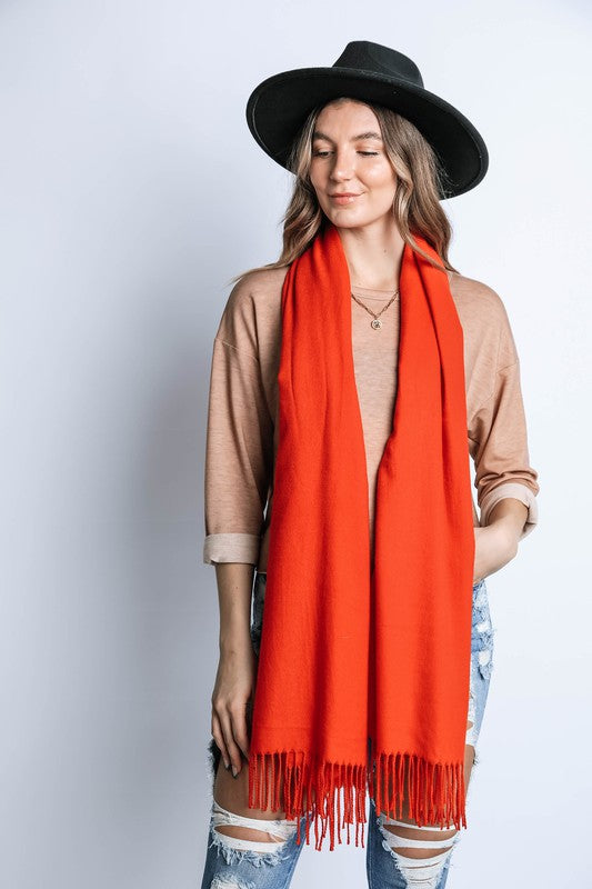 CASHMERE FEEL WINTER LONG SCARF