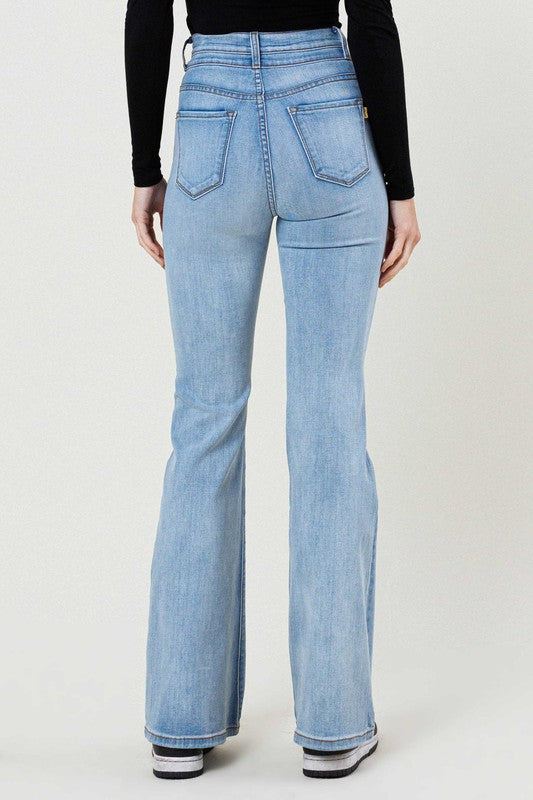 HIGH WAISTED FLARE JEAN