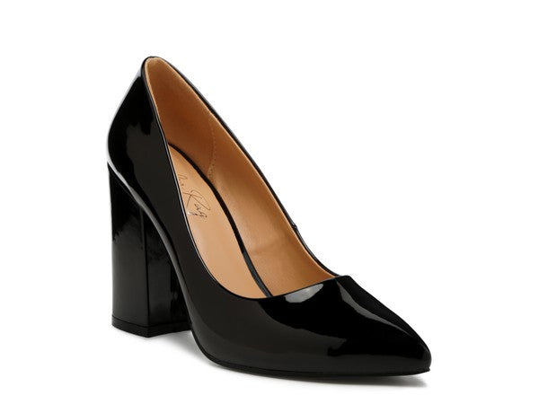 KAMIRA BLOCK HEELED FORMAL PUMPS