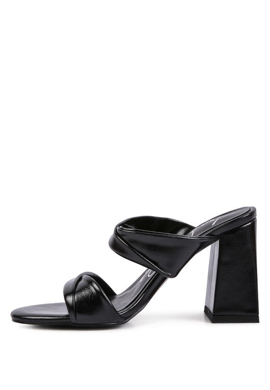 HOT MESS HIGH HEELED BLOCK SANDAL