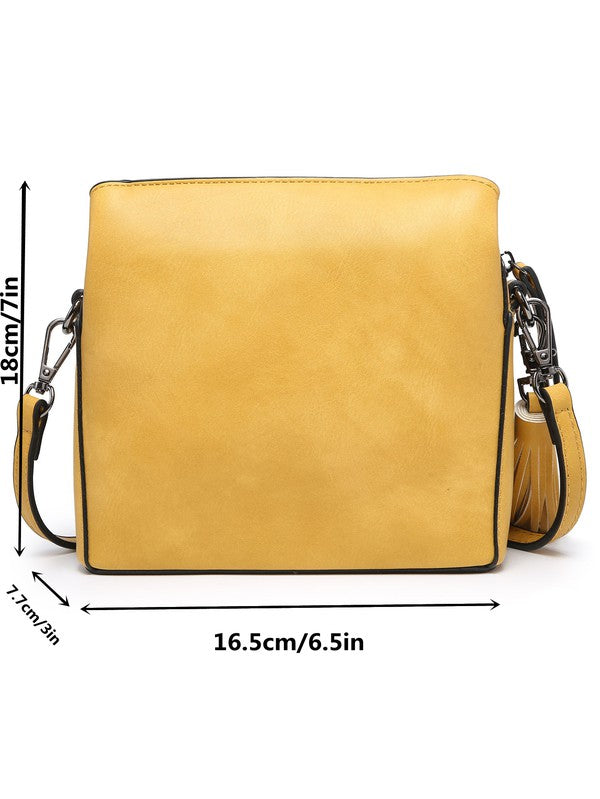 small crossbody bag triple multipockets