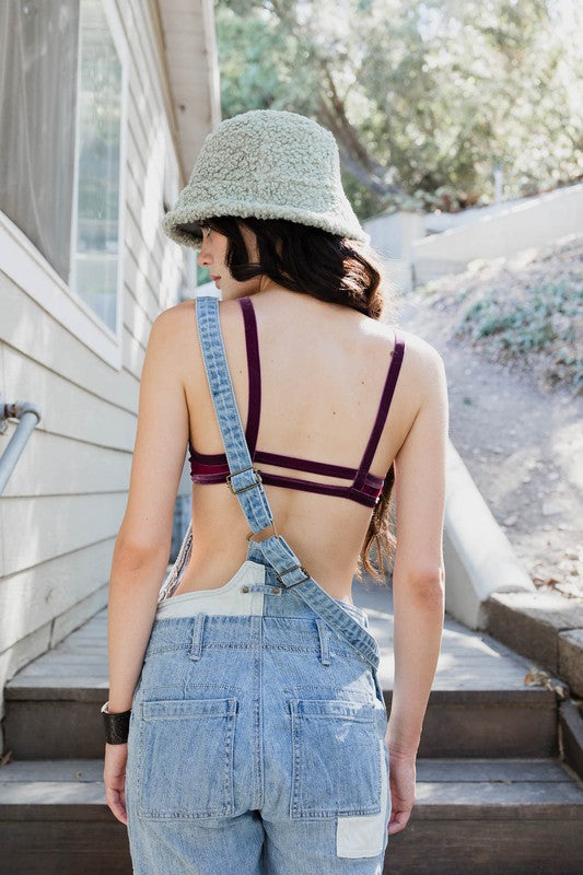 Crushed Velvet Bralette