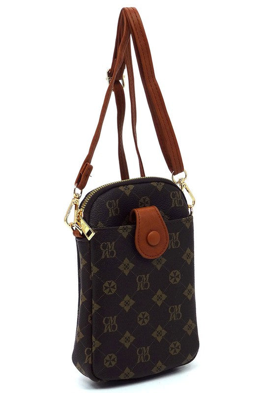 CM Monogram Mini Crossbody Bag Cell Phone Purse