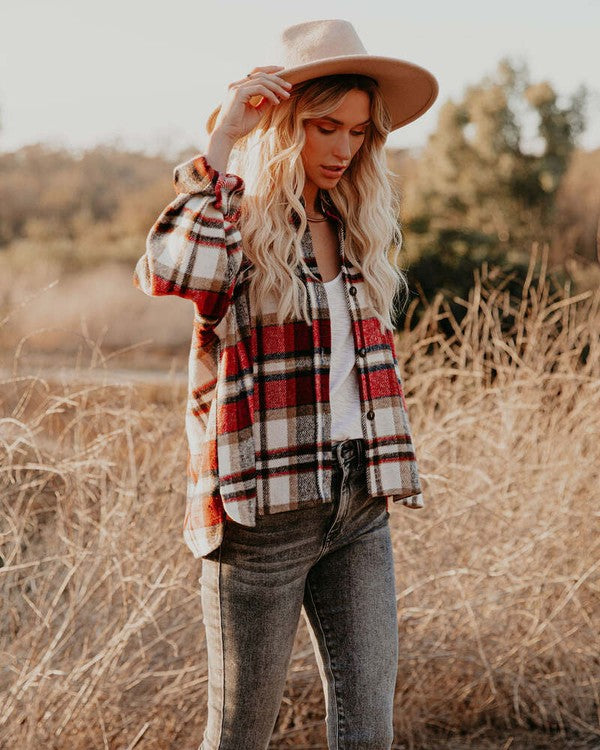 Women's Plaid Shacket