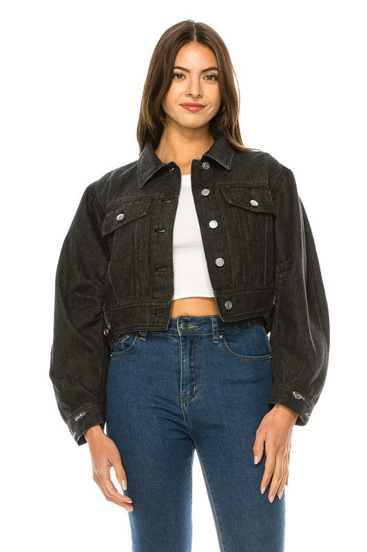 Women's Washed Denim Jacket