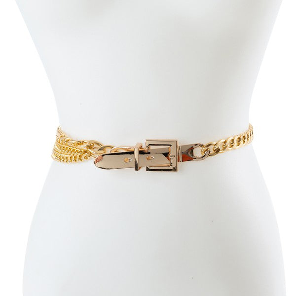 GOLD CHAIN FASHION BELT