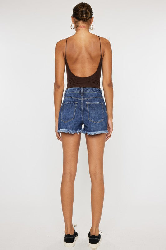 High Rise Mom Shorts - KC9145D