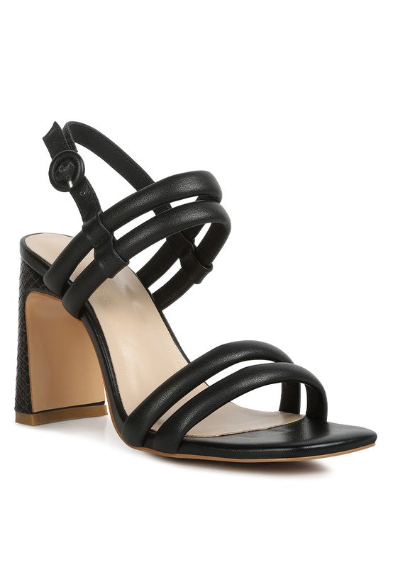 AVIANNA Slim Block Heel Sandal