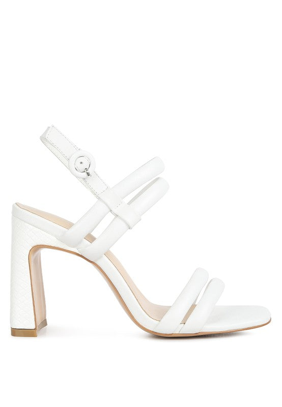 AVIANNA Slim Block Heel Sandal