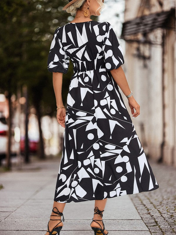 Women Printed Long Dress