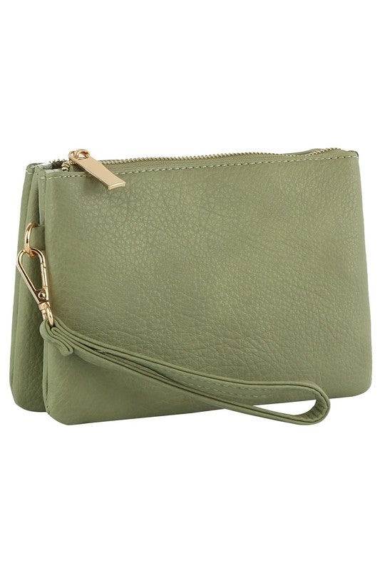 Convertible Clutch Crossbody Bag Wristlet