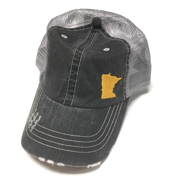 State of Minnesota Embroidered on Side