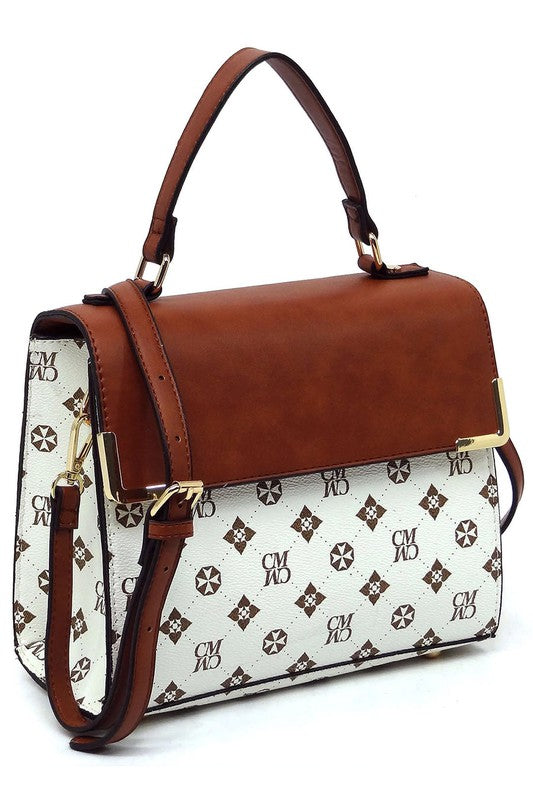 CM Monogram Top Handle Satchel