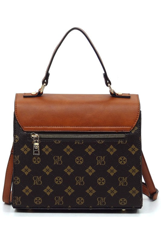 CM Monogram Top Handle Satchel