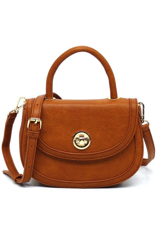 Fashion Flap Saddle Satchel