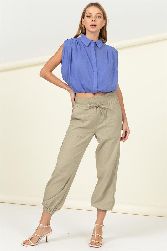 PAUSE AND REFLECT HIGH WAIST PANTS