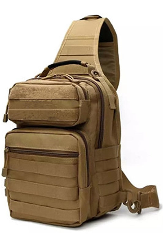 Military Canvas Concealed Sling Backpack