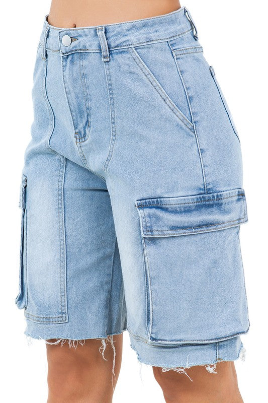 WOMEN FASHION DENIM SHORT