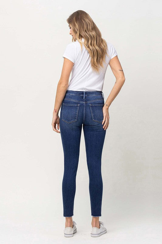 Mid Rise Crop Skinny