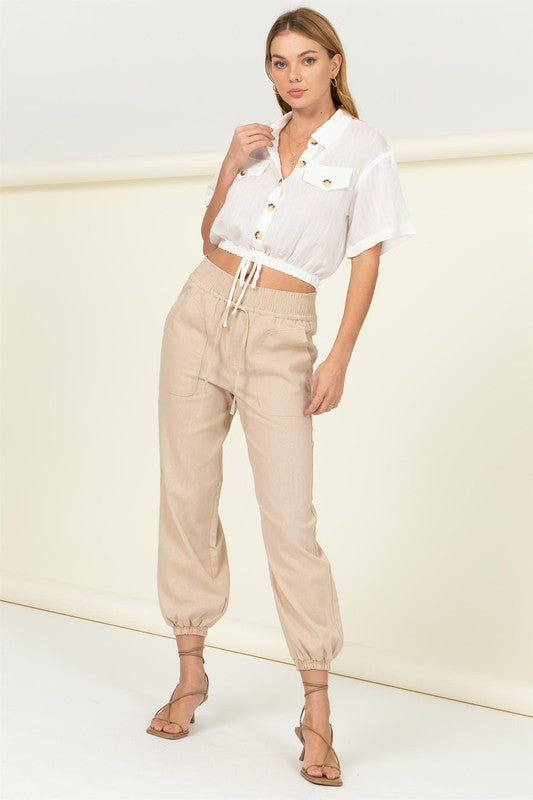 PAUSE AND REFLECT HIGH WAIST PANTS