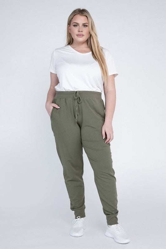 Plus-Size Jogger Pants