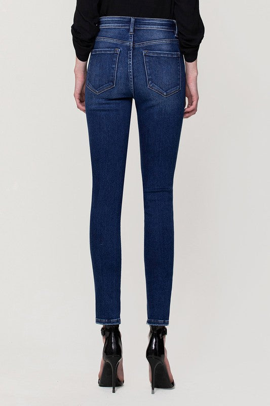 High Rise Ankle Skinny