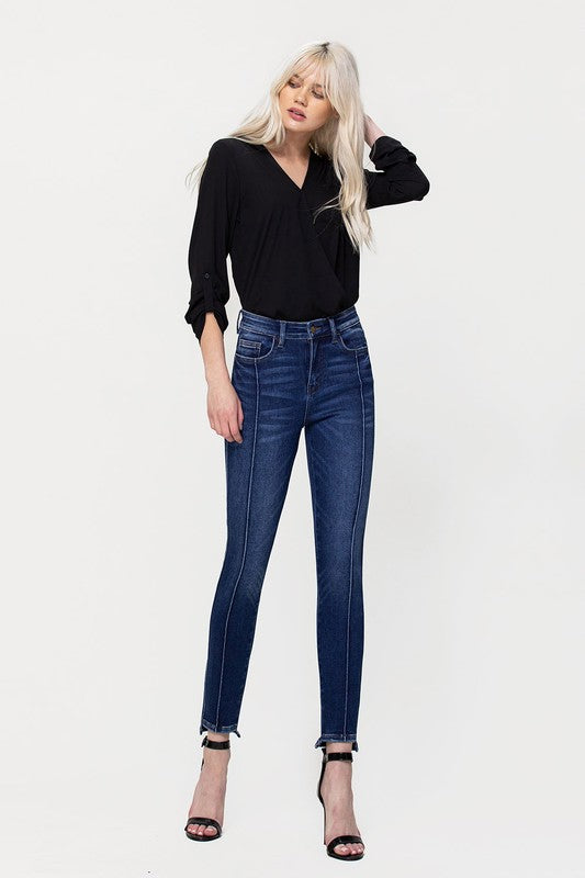 High Rise Ankle Skinny