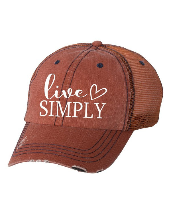 Live Simply Trucker Hat