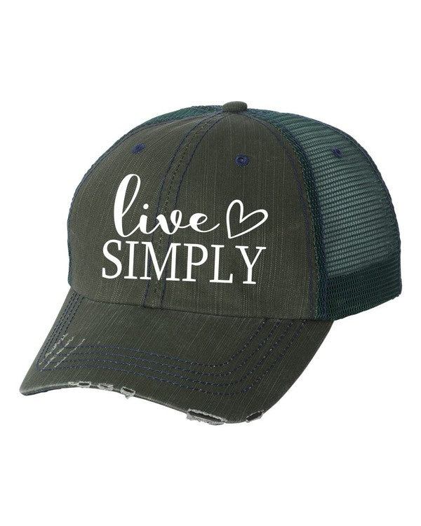 Live Simply Trucker Hat