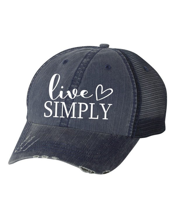 Live Simply Trucker Hat