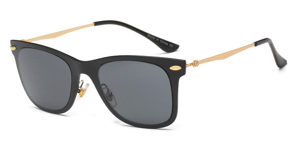 Classic Horn Rimmed Square Fashion Sunglasses