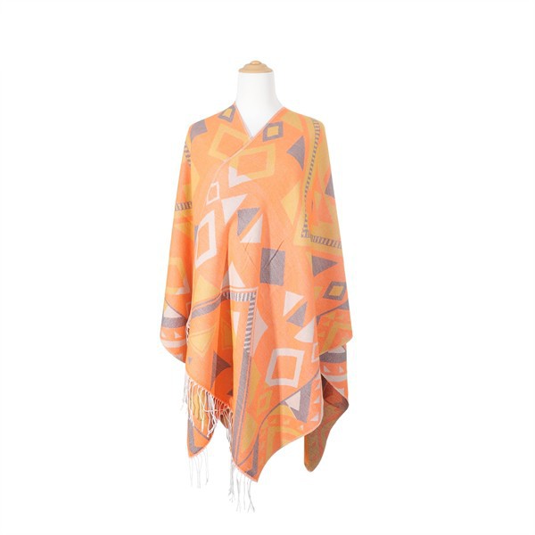 TRIBAL PRINT PONCHO